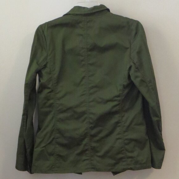 Tripp NYC Cotton Jacket Pockets Button Closure Lined SIZE Small Military Green - Picture 3 of 8